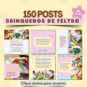 Imagem do curso POSTS BRINQUEDOS PEDAGÓGICOS EM FELTRO