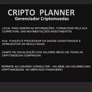 Imagem principal do produto Cripto Planner