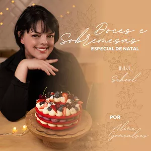 Imagem de capa para o Curso online Doces e sobremesas especial de natal