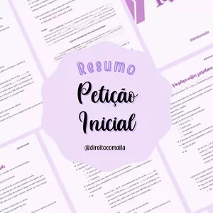 Imagem de capa para o Ebook Resumo sobre Petição Inicial