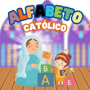 Imagem de capa para o Ebook Alfabeto Católico – Aprendendo com Fé e Alegria