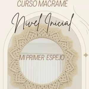 Imagen de portada para Curso online Espejo de Macramé