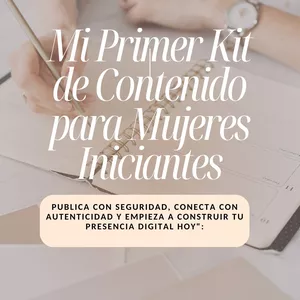 Imagen de portada para Ebook Mi Primer Kit de Contenido para Mujeres Iniciantes
