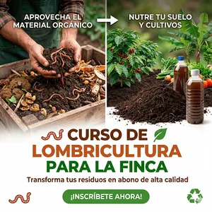 Imagen de portada para Curso online Lombricultura para la Finca