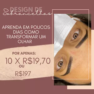 Imagem do curso Design de Sobrancelhas - MÉTODO GABRIELA BARBOSA 