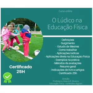 Imagem de capa para o Curso online Curso - O lúdico na Educação Física