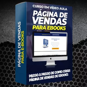 Imagem de capa para o Curso online Página de Vendas para Ebook