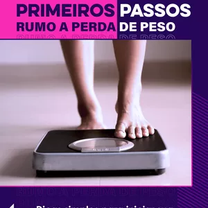 Imagem de capa para o Ebook Primeiros Passos Rumo a Perda de Peso