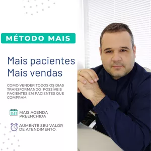 Imagem do curso MÉTODO MAIS: APRENDA COMO CAPTAR PACIENTES E VENDER TRATAMENTOS TODOS OS DIAS.
