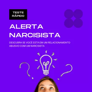Imagem de capa para o Ebook Alerta Narcisista - Teste Rápido