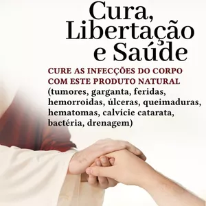 Imagem de capa para o Ebook CURA, LIBERTAÇÃO e SAÚDE.