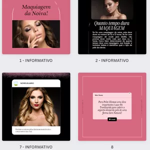 Imagem de capa para o Curso online Pack Canva Maquiadora