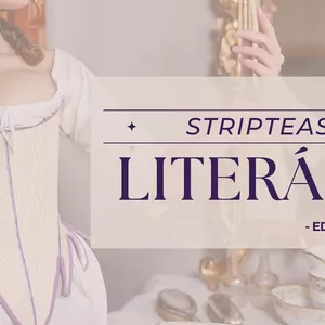 Imagem de capa para o Curso online Striptease Literário - COMO SE VESTIA UMA DAMA DE 1700?