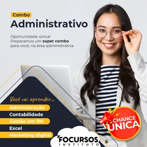 Imagem do curso Combo Administrativo 