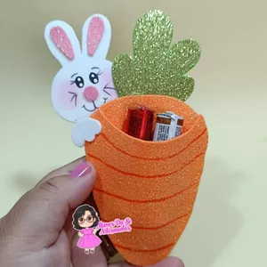 Imagem de capa para o Ebook Cenoura coelhinho lembrancinha de Páscoa 