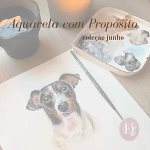 Imagem de capa para o Curso online Aquarela com Propósito: Coleção junho