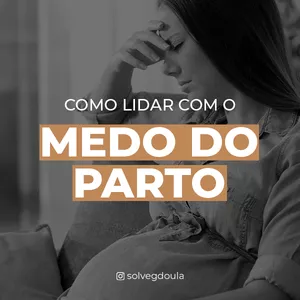 Imagem de capa para o Ebook COMO LIDAR COM O MEDO DO PARTO