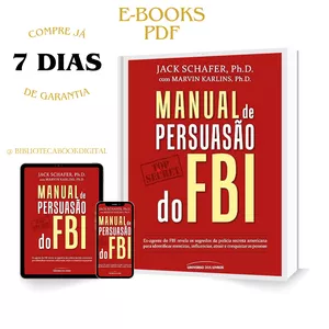 Imagem de capa para o Ebook E-book Manual de persuasão do FBI