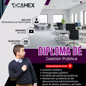 Imagen de portada para Curso online Diploma de Gestión Pública