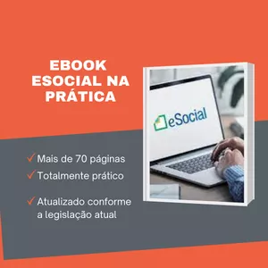 Imagem de capa para o Ebook Ebook esocial na Prática