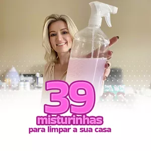 Imagem de capa para o Curso online 39 MISTURINHAS PARA VOCÊ LIMPAR A SUA CASA!