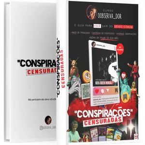 Imagem de capa para o Ebook E-Book Conspirações Censuradas