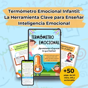 Imagen de portada para Ebook  Termómetro Emocional Infantil: La Herramienta Clave para Enseñar Inteligencia Emocional