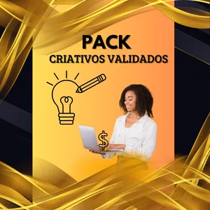 Imagem de capa para o Ebook Pack Criativos Validados