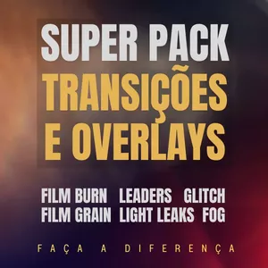 Imagem de capa para o Curso online SUPER PACK TRANSIÇÕES E OVERLAYS