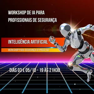 Imagem de capa para o Evento online Workshop de Inteligência Artificial para Profissionais de Segurança