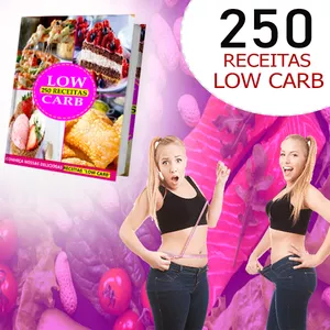Imagem de capa para o Curso online 250 RECEITAS LOW CARB 