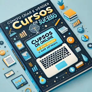 Imagem de capa para o Ebook como criar e vender cursos de sucesso online