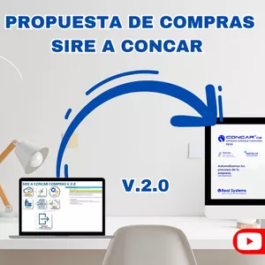 Imagen de portada para Ebook PLANTILLA XLS SIRE A CONCAR COMPRAS V2
