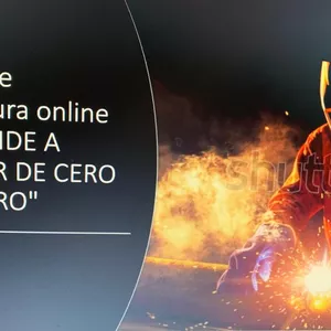 Imagen de portada para Curso online taller de soldadura online aprende a soldar de cero el acero 