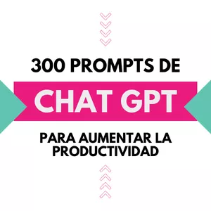 Imagen de portada para Ebook 300 prompts de ChatGPT para aumentar la productividad