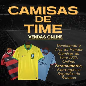 Imagem de capa para o Ebook Camisas de Time ┃ Vendas Online