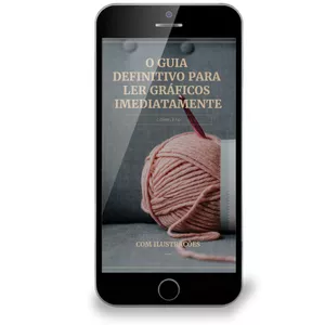 Imagem de capa para o Ebook Guia definitivo para ler gráficos de crochê