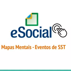 Imagem de capa para o Ebook Mapas Mentais - Esocial