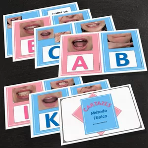 Imagem de capa para o Ebook CARTAZES ALFABETO FONÉTICO