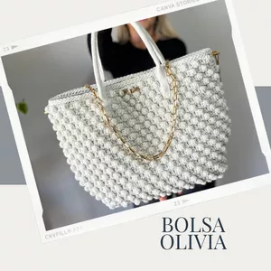 Bolsa Olivia - Curso de Crochê>
