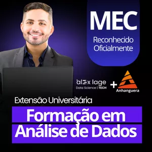 Imagem de capa para o Curso online FORMAÇÃO EM ANÁLISE DE DADOS COM CERTIFICADO MEC