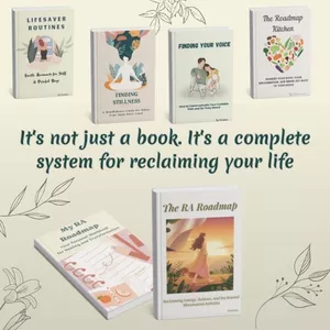 Cover image for Ebook The RA Roadmap - Reclaiming Energy, Balance &amp; Joy Beyond Rheumatoid Arthritis