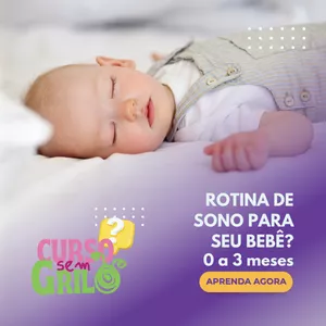 Imagem de capa para o Curso online O Sono do Bebê de 0 a 3 meses