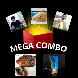 Imagem de capa para o Curso online MEGA COMBO | PACOTE DE CURSOS DE RESINA