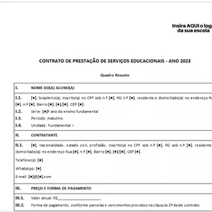 Imagem de capa para o Curso online Modelo de contrato parta escolas particulares