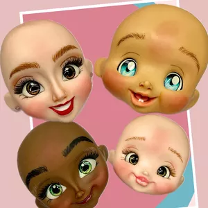 Imagem de capa para o Curso online Curso Rostos Modelados (Simone Minotto - Biscuit)