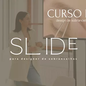 Slide para designer de sobrancelhas por Joice Braga