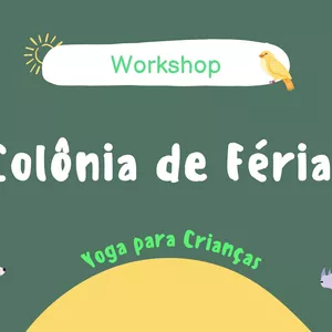 Imagem de capa para o Evento online Workshop -  Colônia de Férias Aryoga