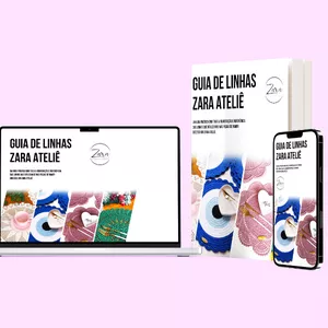 Imagem de capa para o Ebook Guia de Linhas Zara Ateliê