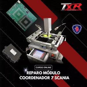 Imagem de capa para o Curso online Reparo Módulo de Cabine Coordenador 7 SCANIA